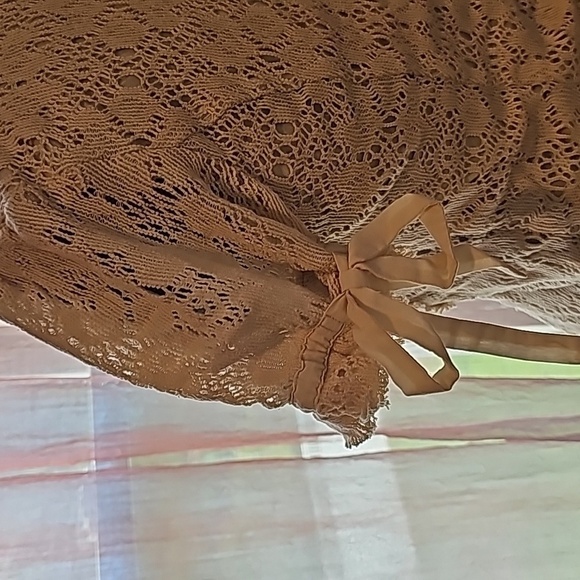 NEW Johnny Was - Vintage Small NWT Joystick Crochet Beige Cardigan - Picture 3 of 7